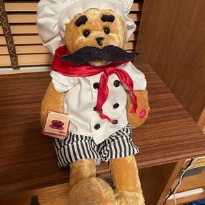 Chantilly Lane Chef Alfredo Bear 22" - 'Amore'